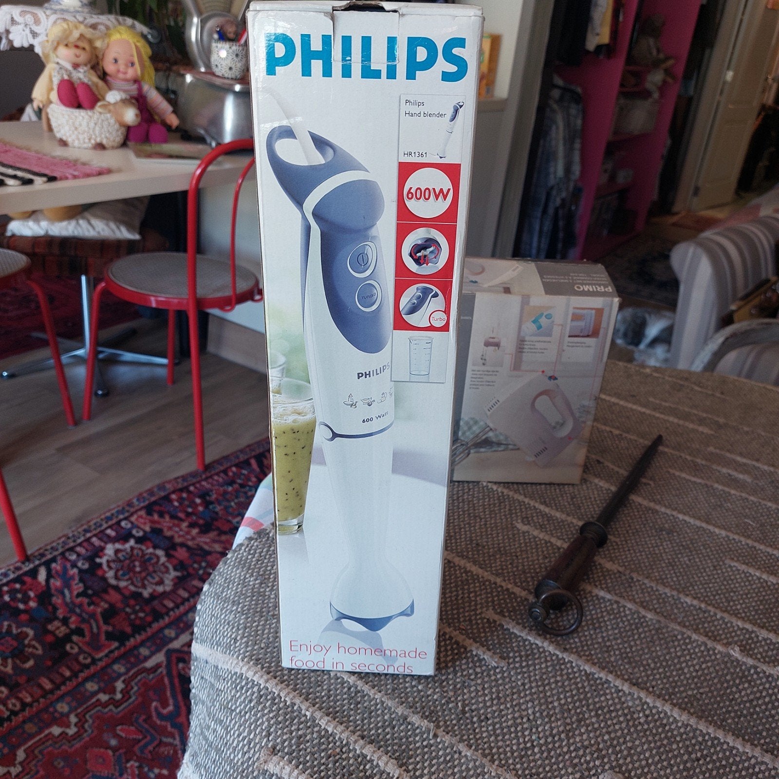 staafmixer Phillips nieuw, Enlèvement