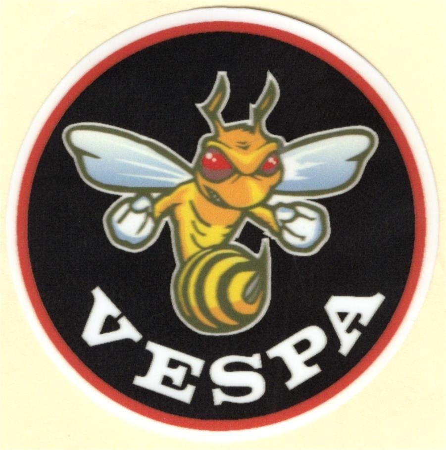 Vespa sticker #19, Motoren, Verzenden
