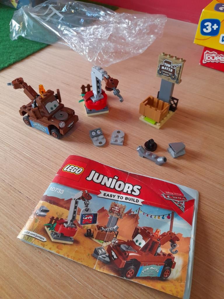 Lego Cars Juniors 10733 complet, Ophalen, Lego, Zo goed als nieuw, Compleet