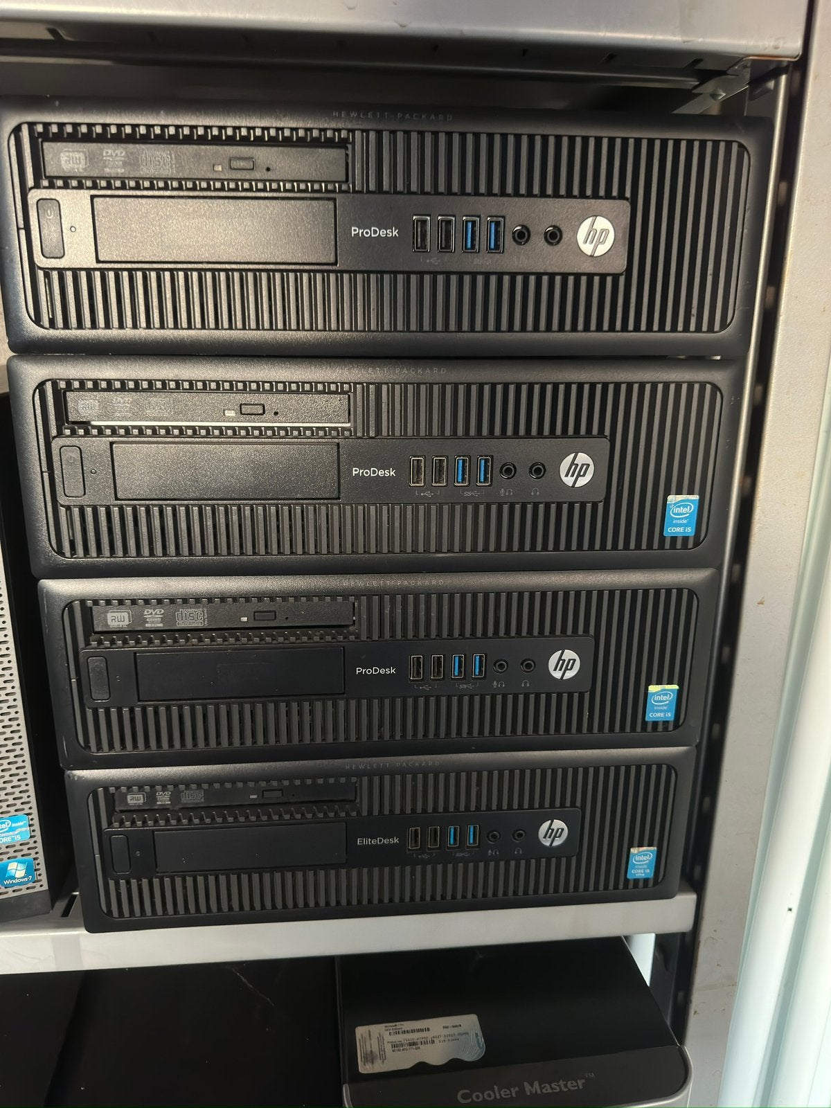Lot de 4 HP ProDesk 600 G1 SFF i5, sans RAM/stockage, Enlèvement, Utilisé, 3 à 4 Ghz