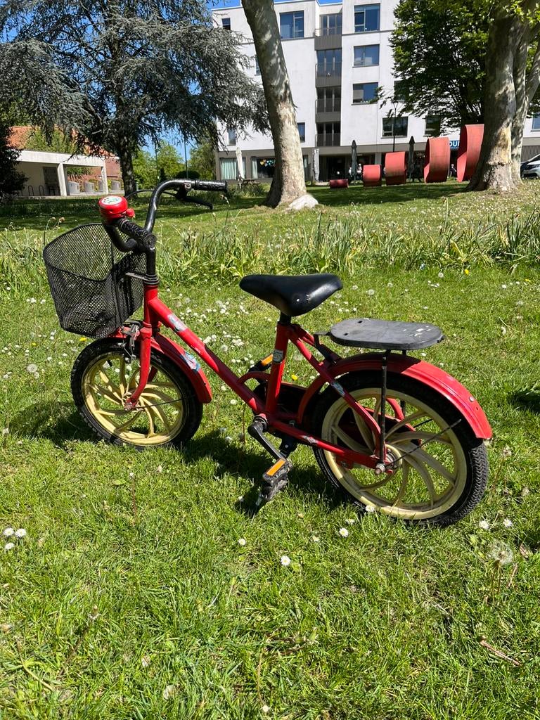 Fiets 16 inch, Fietsen en Brommers, Ophalen, Gebruikt, Terugtraprem, 16 tot 20 inch