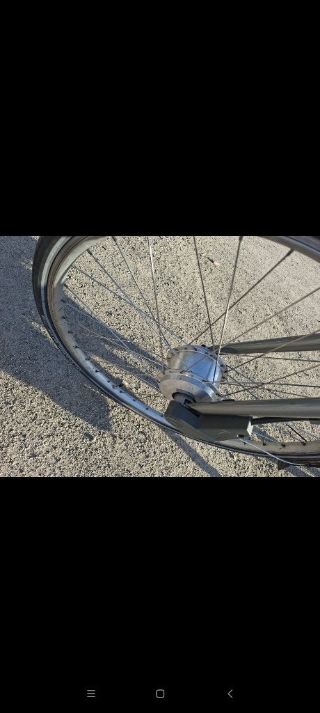 Roue électrique avant 28 pouces 24 V, Ophalen, Wiel