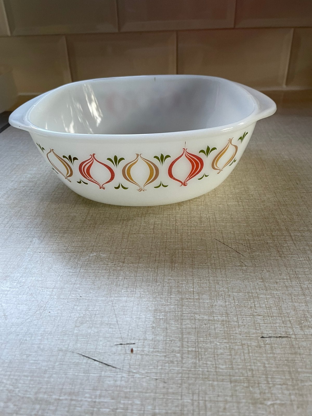 Vintage ovenschaal Schott Mainz Jena glas, Ophalen