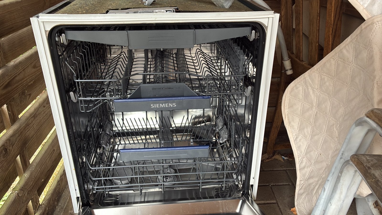 Siemens vaatwas, Elektronische apparatuur, Ophalen, Zo goed als nieuw, Inbouw, 85 tot 90 cm