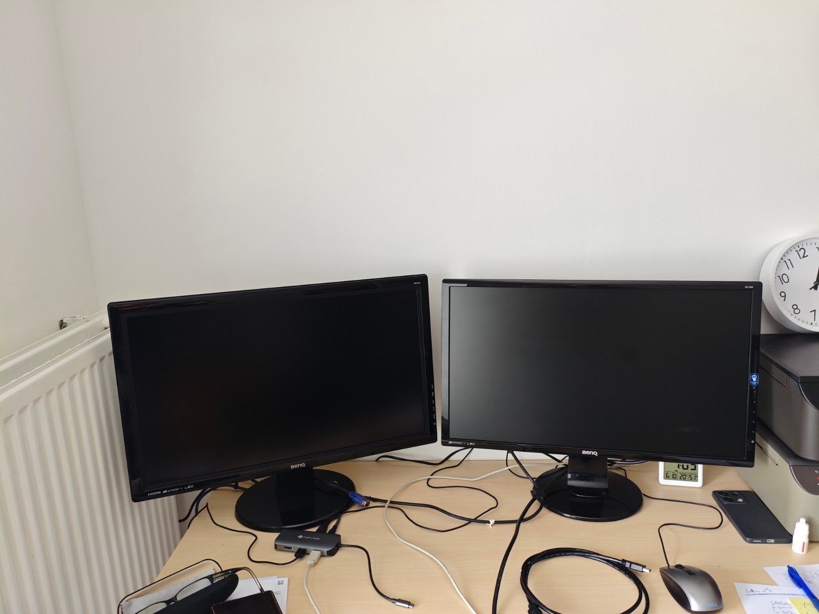 Deux écrans Benq 24, Enlèvement, VGA