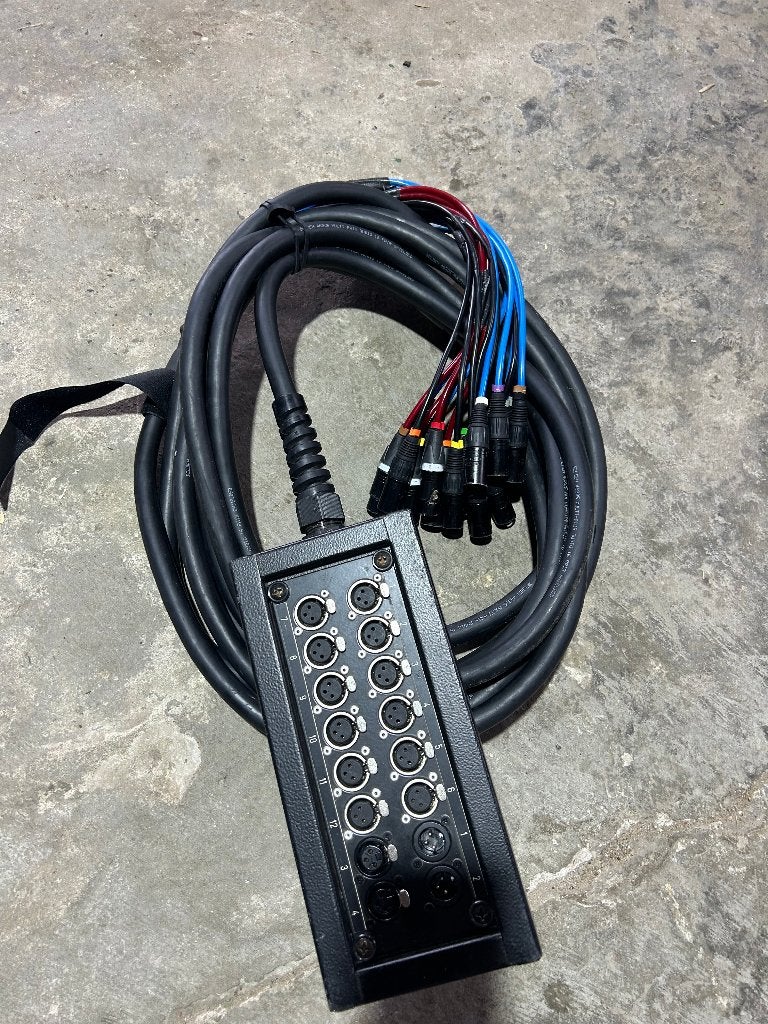 Multikabel 14/2 - 9 meter in perfecte staat, Audio, Tv en Foto, Ophalen, Gebruikt, Audio