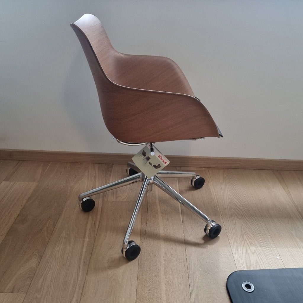 Kartell Q/Wood stoel, Ophalen of Verzenden, Zo goed als nieuw, Overige kleuren, Bureaustoel