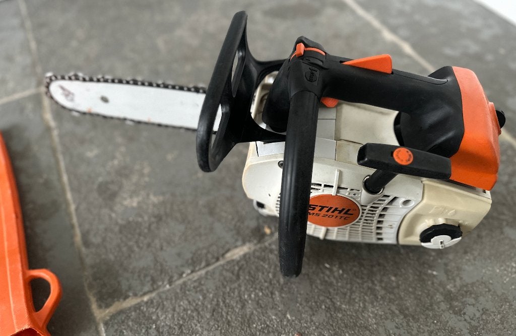 Stihl MS 201 TC Kettingzaag te koop., Ophalen, Zo goed als nieuw, Kettingzaag, Stihl ; husqvarna