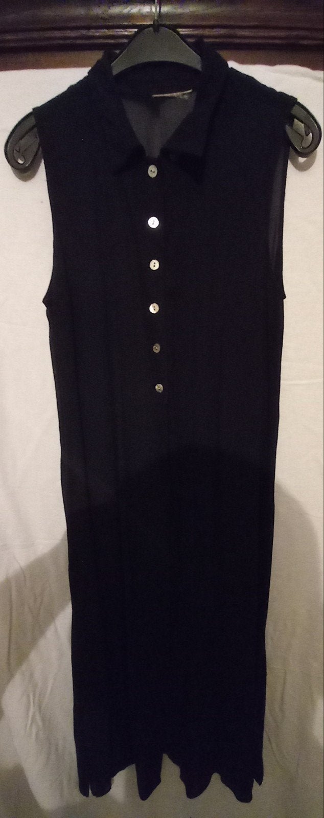 Zwart voile dames vest m44, Ophalen of Verzenden