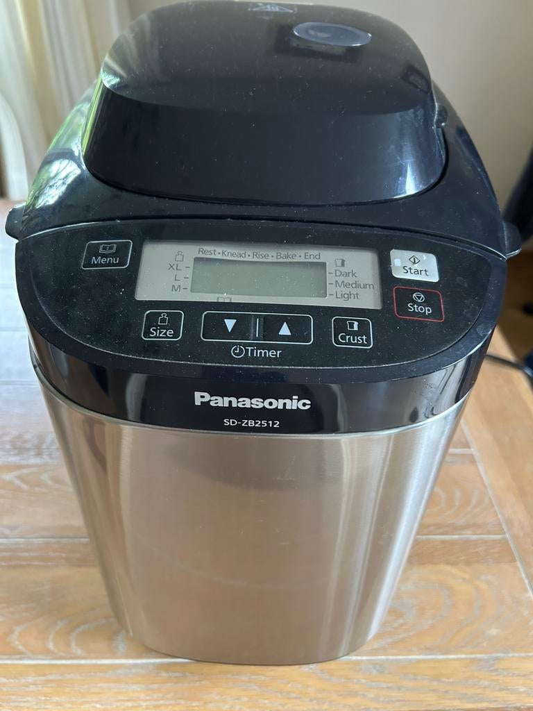 Panasonic SD-ZB2512 Bread Maker – Excellent Condition, Ophalen of Verzenden, Zo goed als nieuw, Met timer, Meer dan 10 programma's
