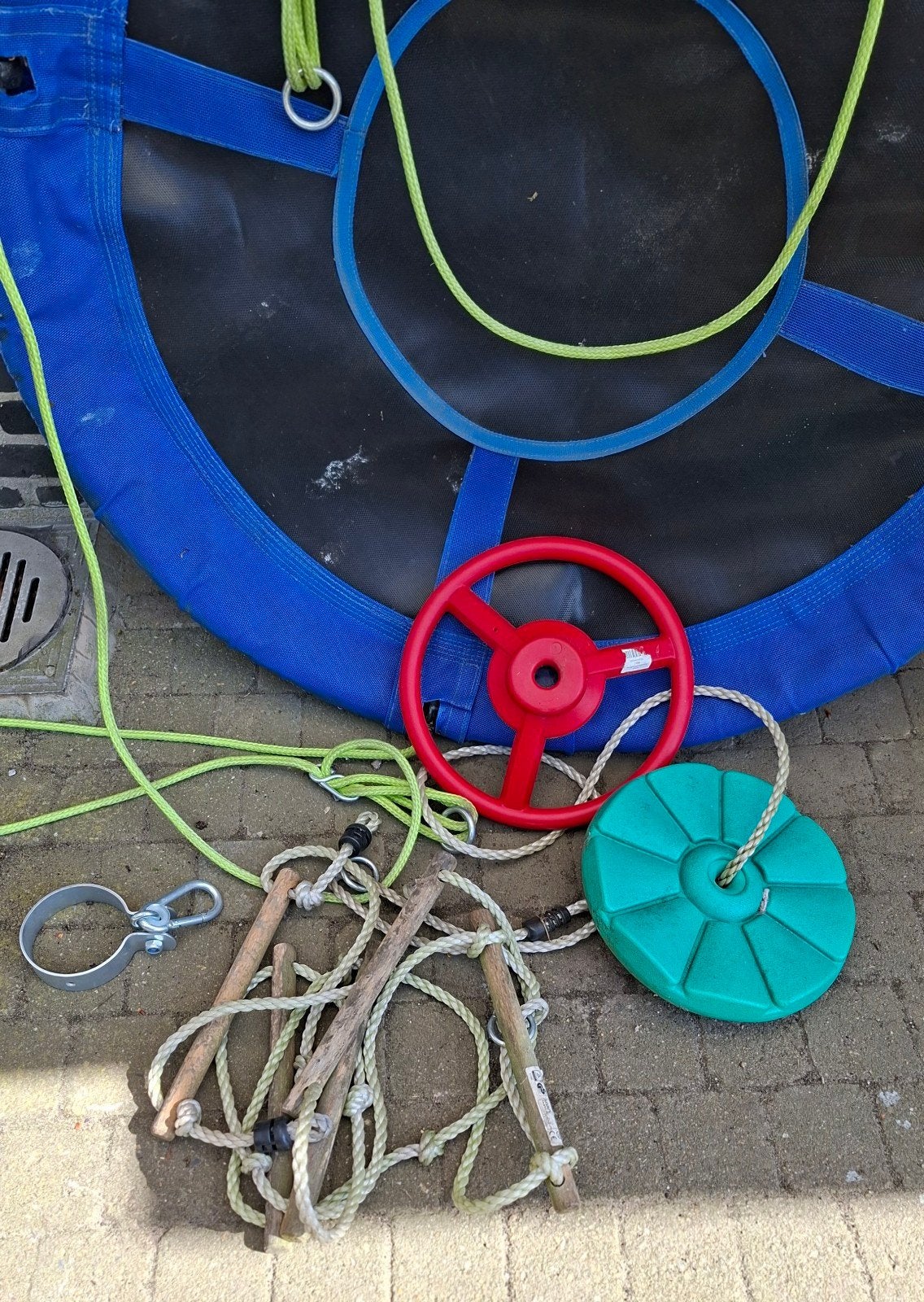 Te koop buitenspeelgoed, Ophalen, Gebruikt, Schommel, Aanbouwonderdeel