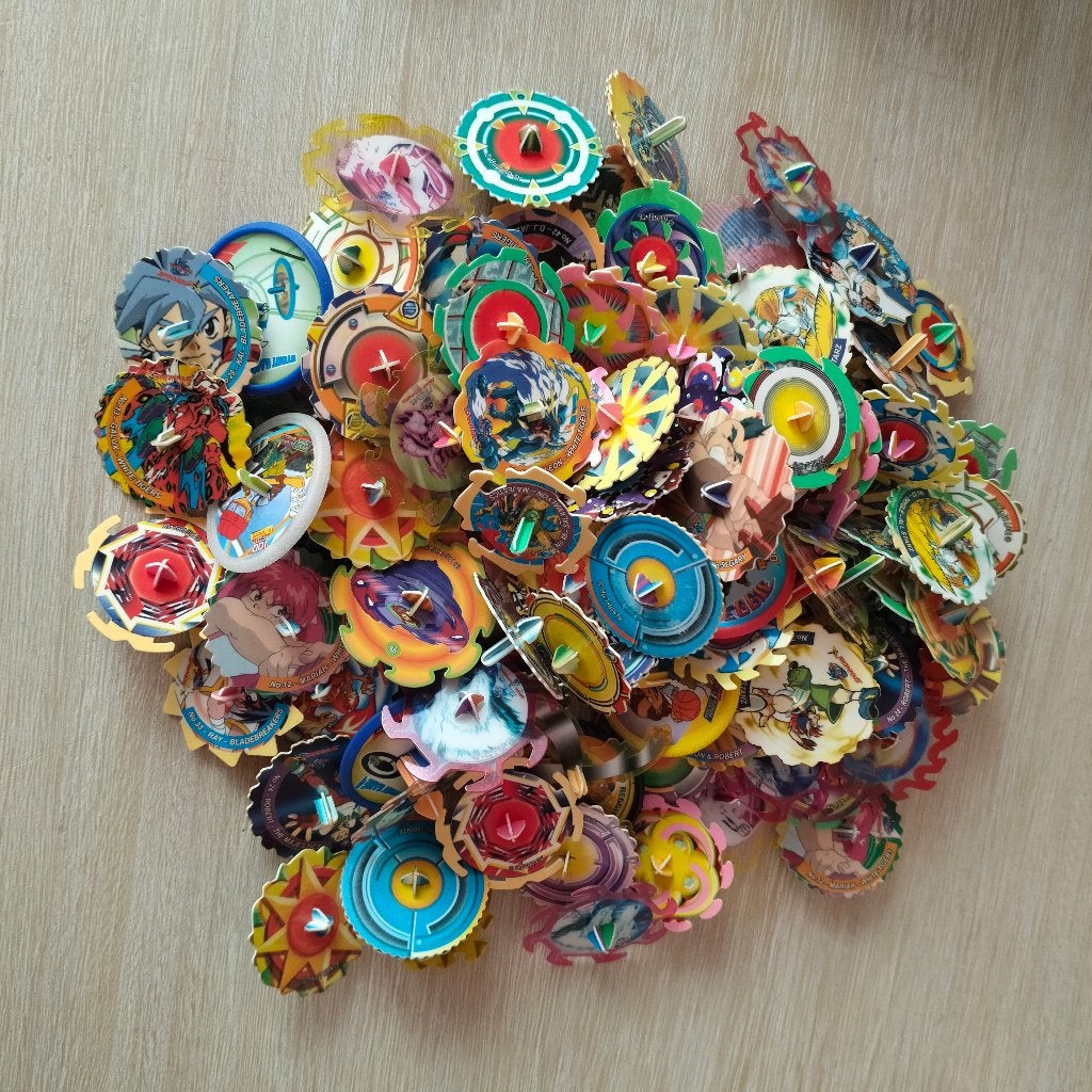 Beyblade spinners en Rocket power stunt wheels, Verzamelen, Ophalen, Gebruikt