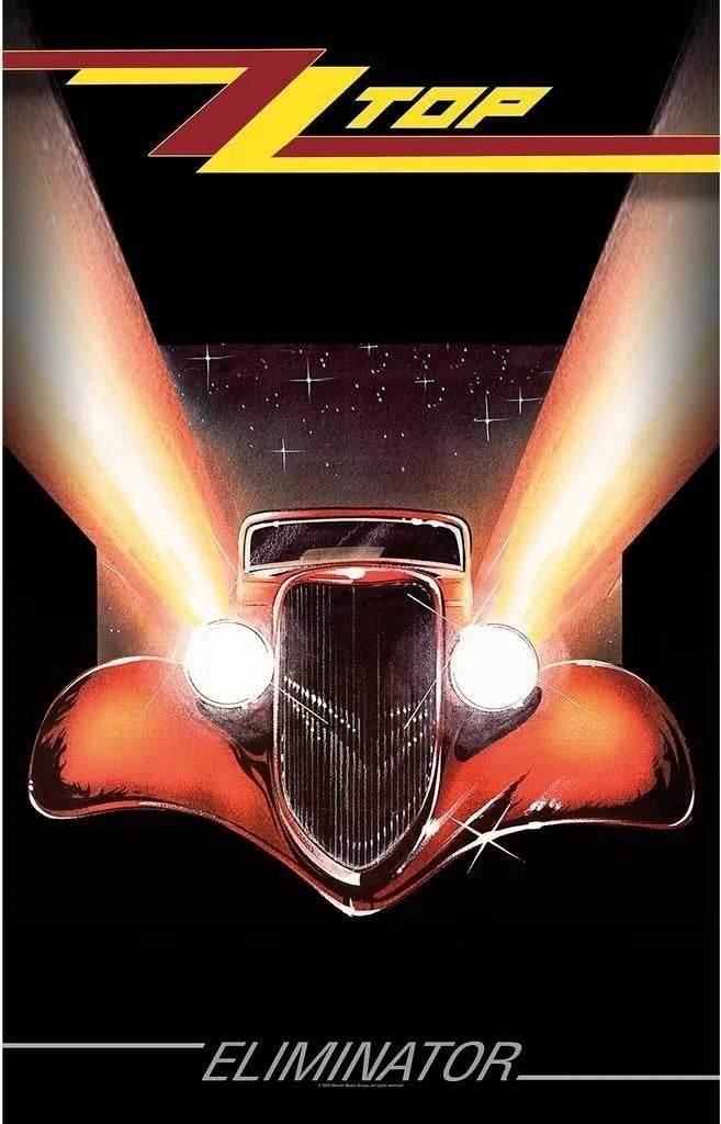 ZZ Top Eliminator - Textiel Poster officiële merchandise, Ophalen of Verzenden, Nieuw