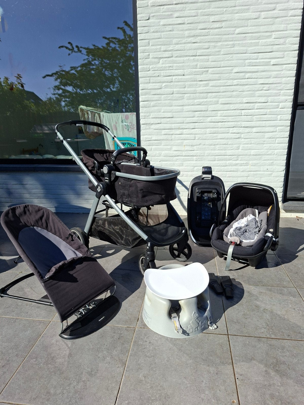 Baby startpakket, Kinderen en Baby's, Ophalen, Gebruikt, Combiwagen, Met autostoeltje