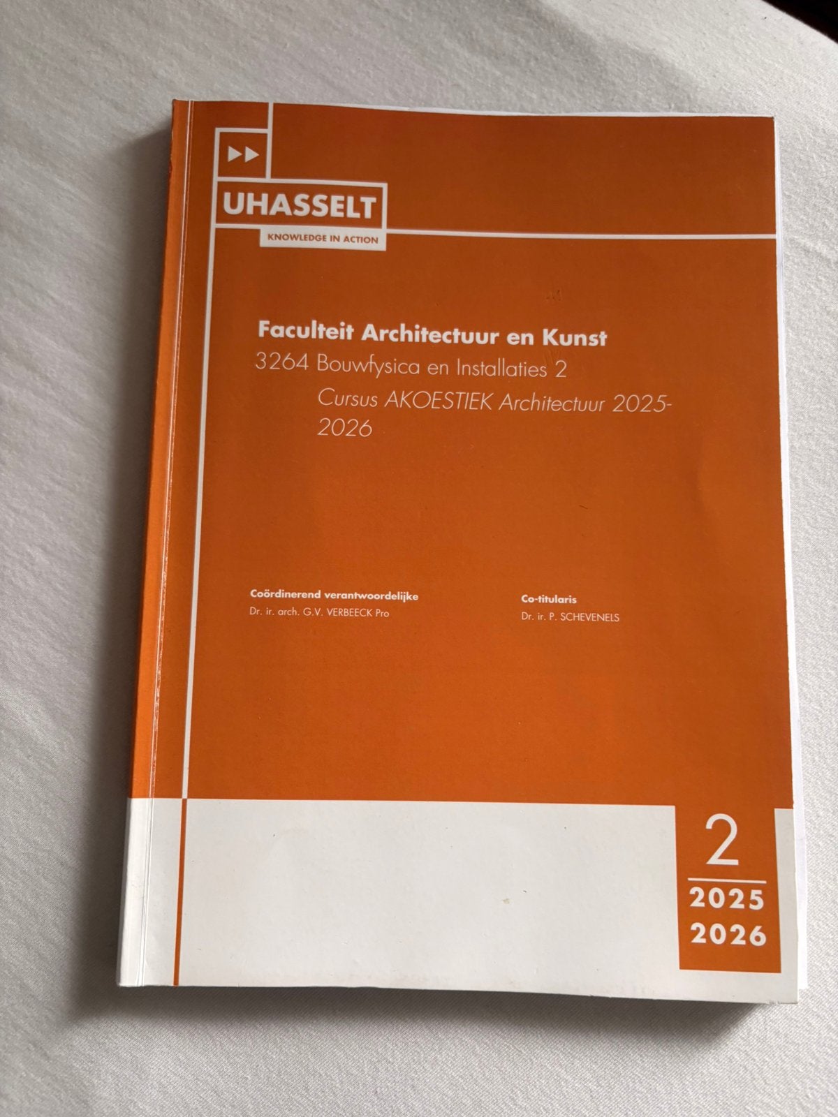 Handboek Bouwfysica en Installaties 2 deel AKOESTIEK, Boeken, Ophalen, Gelezen, Hoger Onderwijs
