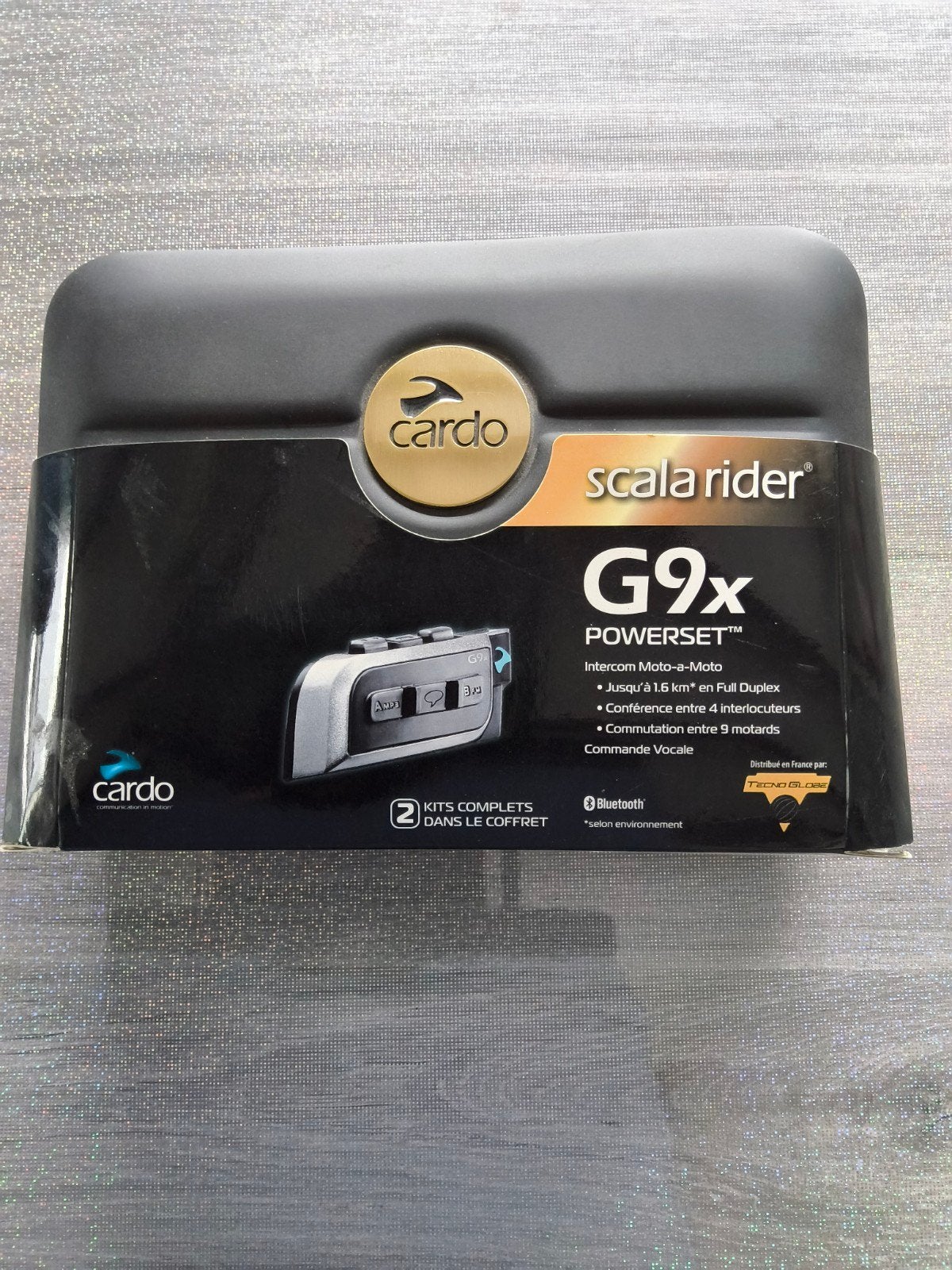 Set de 2 intercom moto SCALA RIDER G9X POWERSET.
