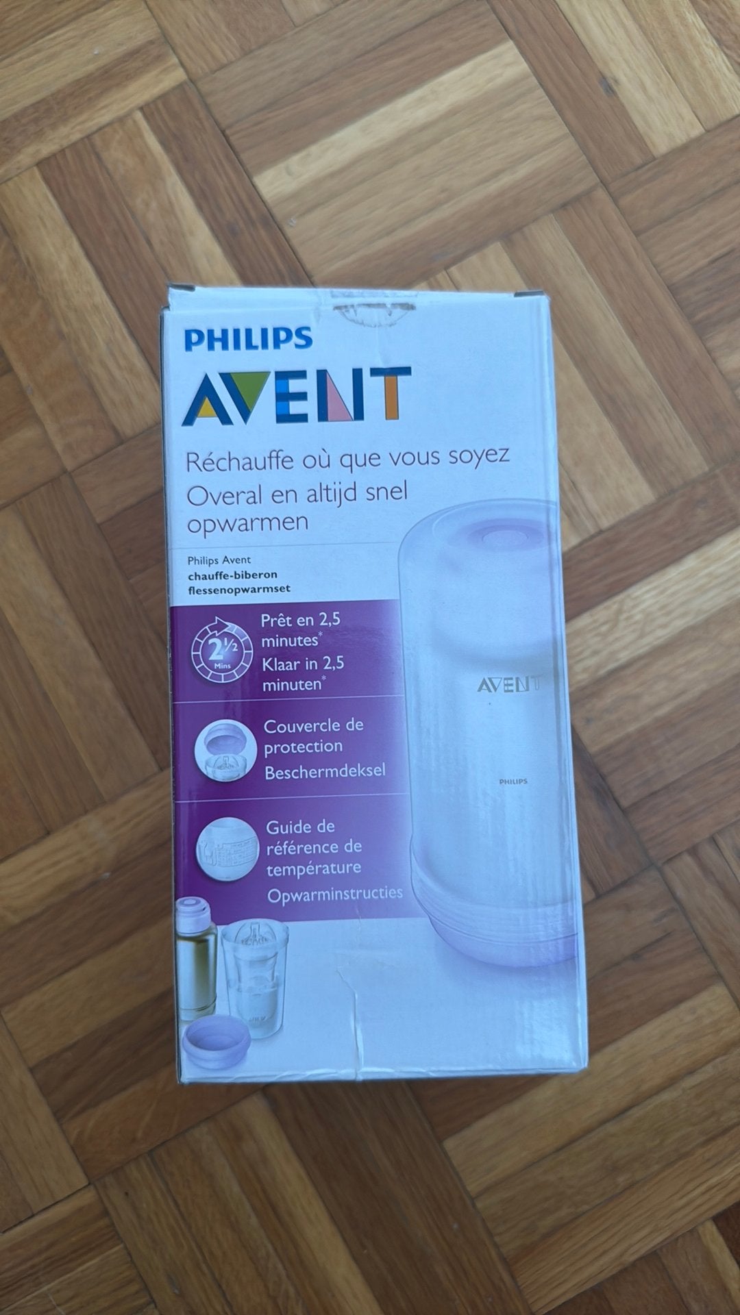 Chauffe-biberon isotherme Avent, Enlèvement, Comme neuf