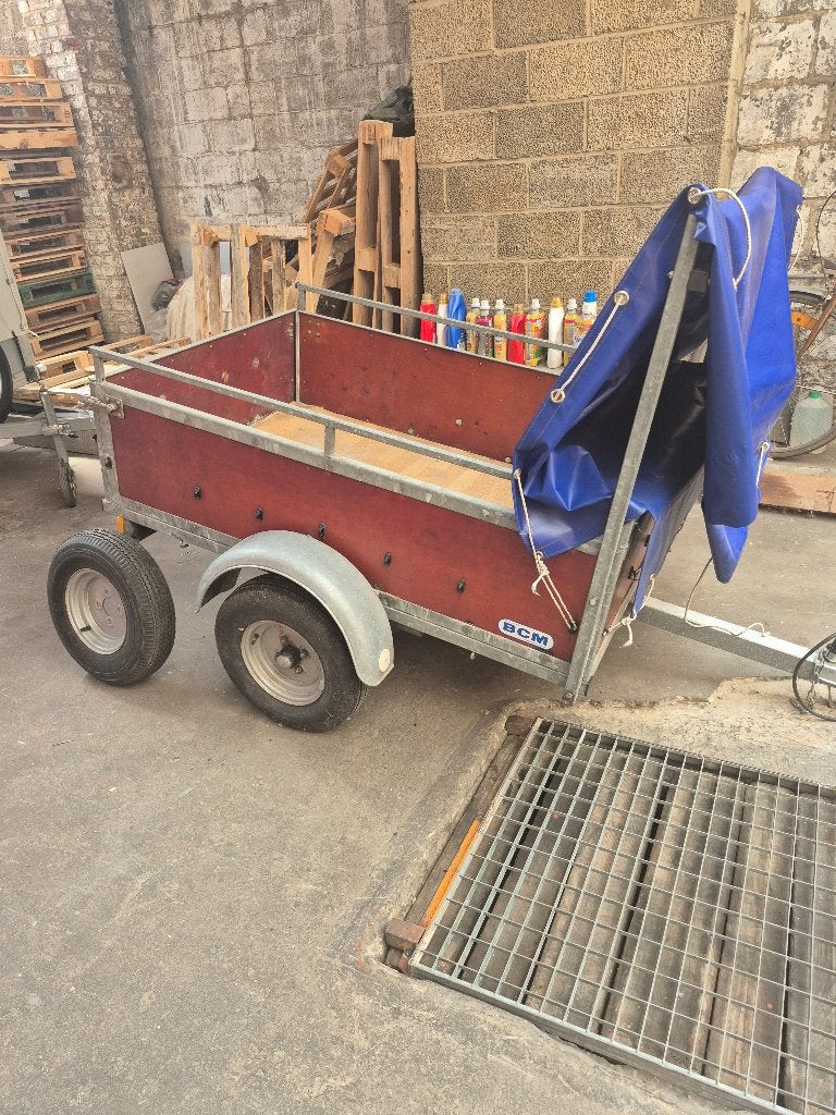 remorque bâché bcm ( prix 450 euros ), Enlèvement, Utilisé