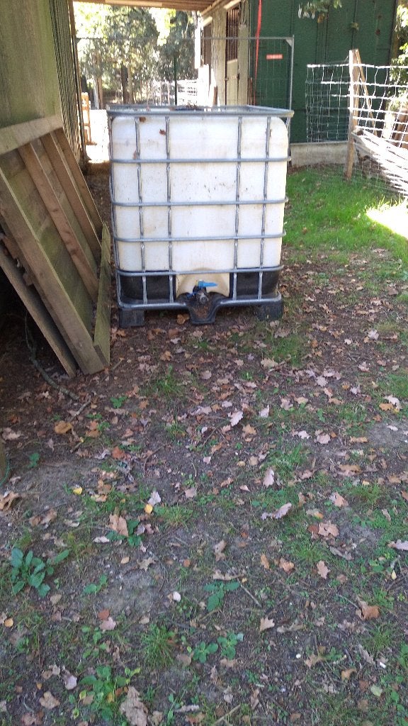 ibc tank, Ophalen, Gebruikt, Met kraantje
