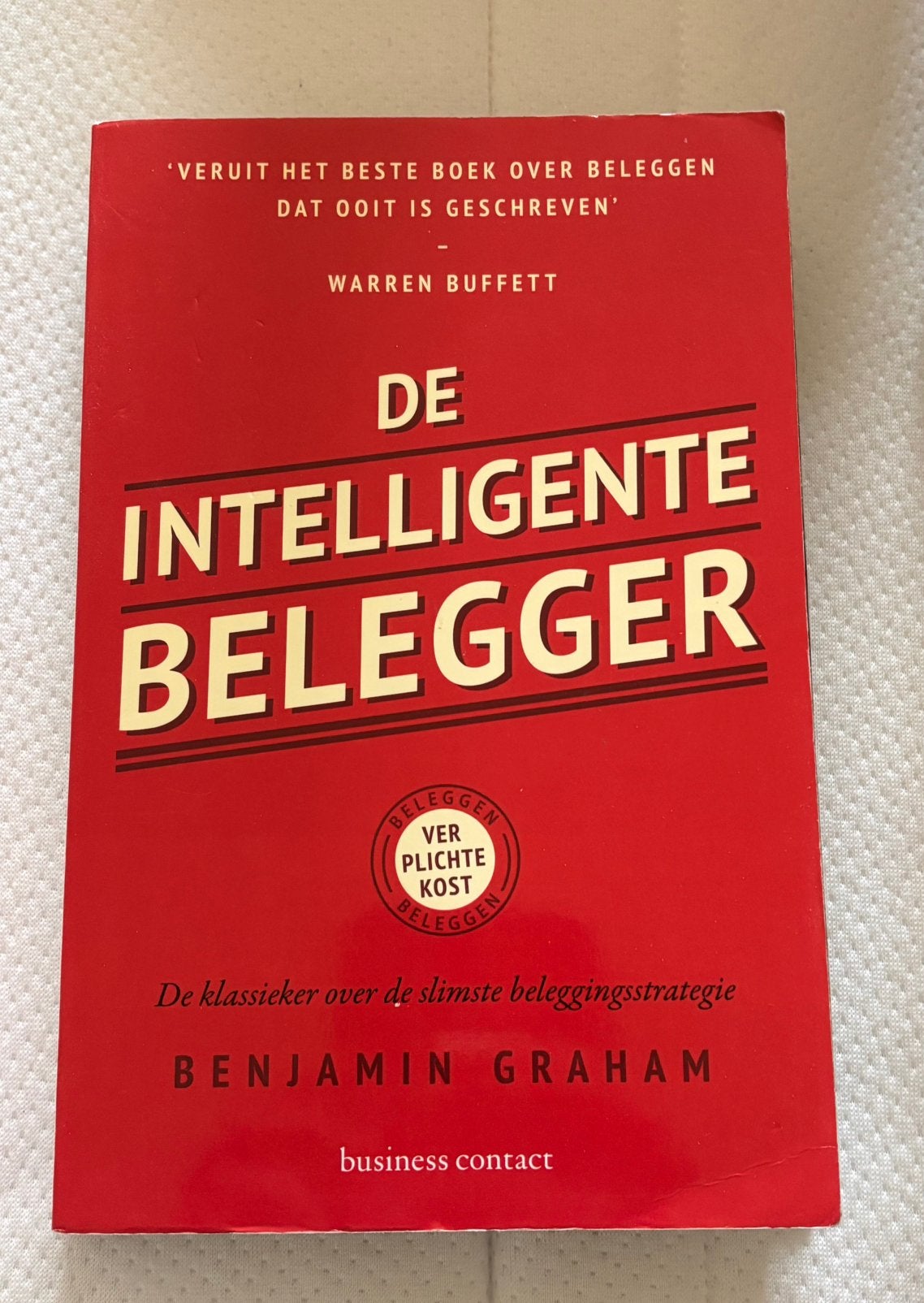 De intelligente belegger, Boeken, Ophalen of Verzenden, Zo goed als nieuw
