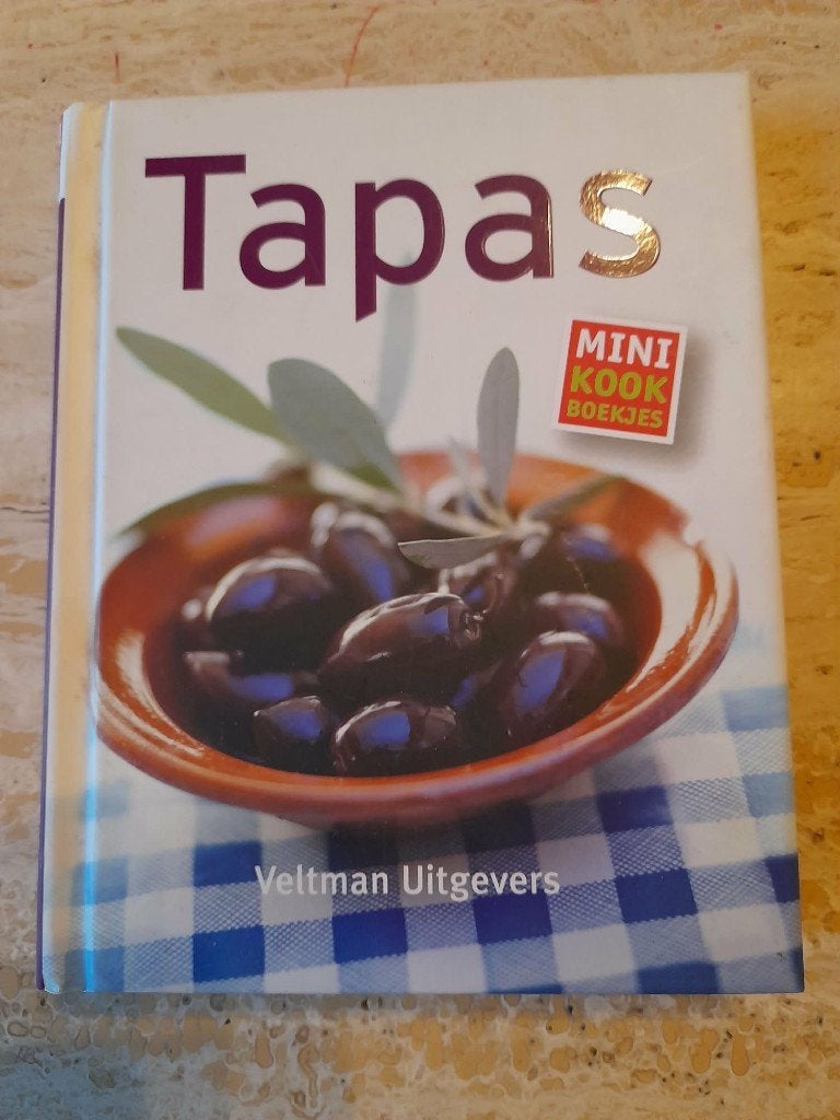 Boekje 'Tapas' Mini kookboekjes, Andere, Tapas, Hapjes en Dim Sum, Ophalen of Verzenden, Zo goed als nieuw