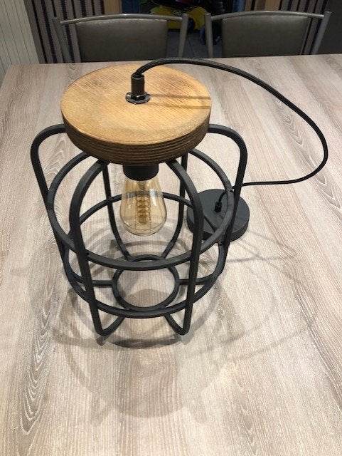 Hanglamp, Modern - scandinavisch - industrieel, Comme neuf, Enlèvement, E27 (grand)