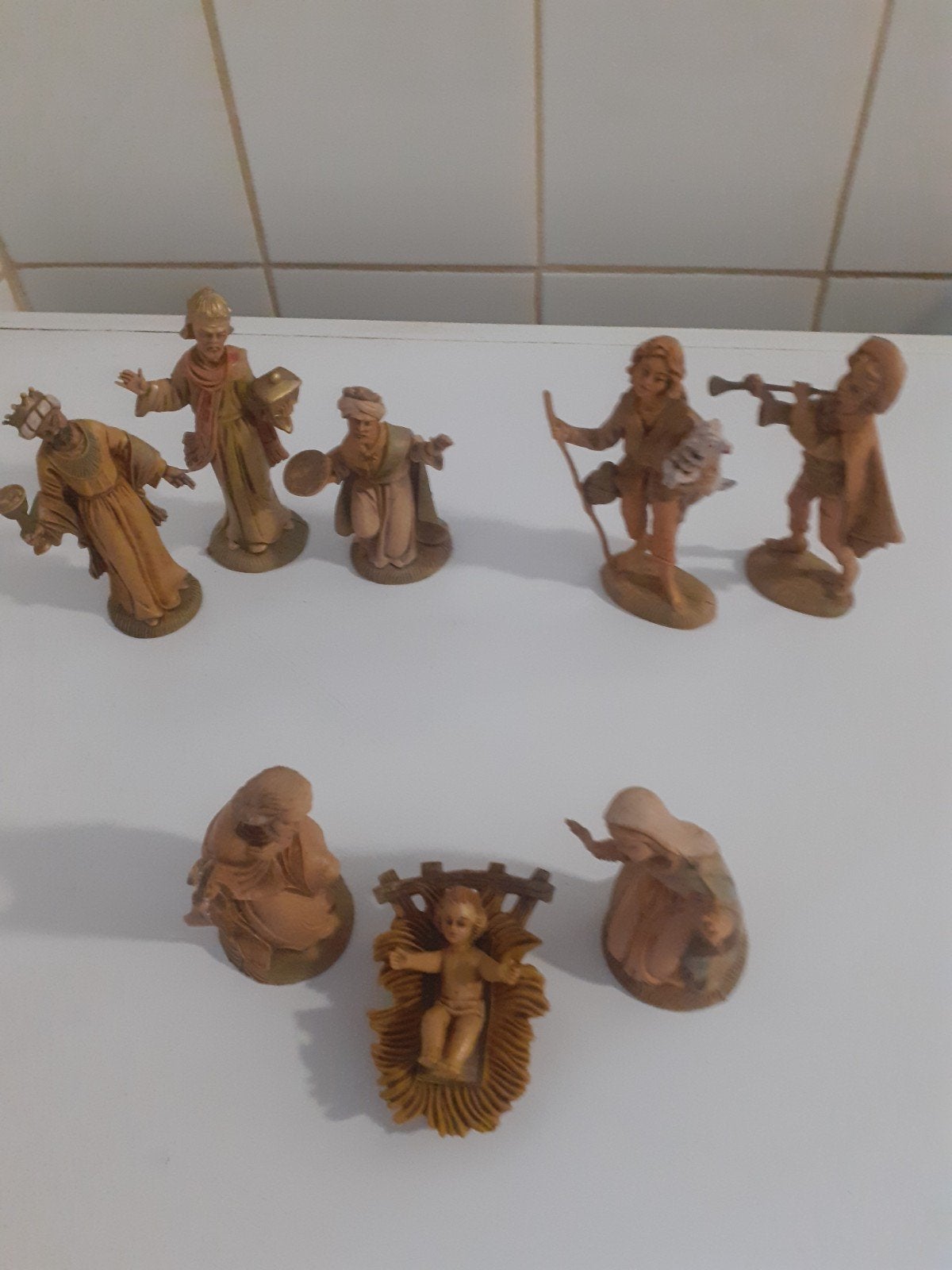 vieilles figurines de Noël, Enlèvement, Utilisé