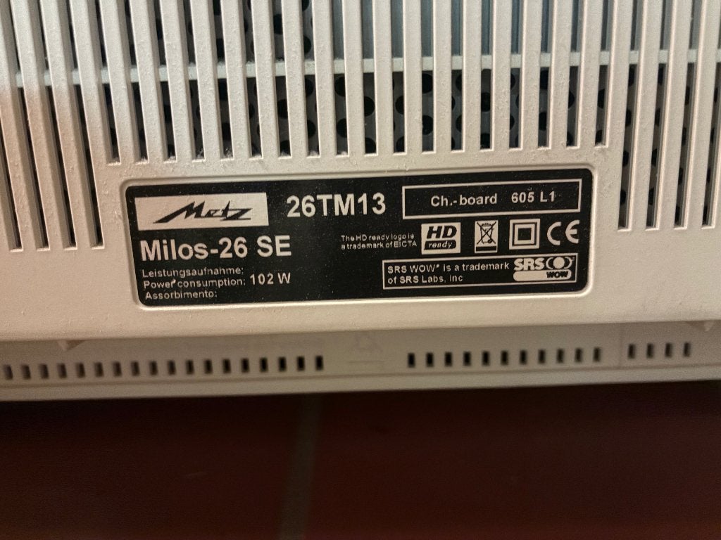 Télévision Metz, Autres marques, Moins de 40 cm, Enlèvement ou Envoi, 50 Hz