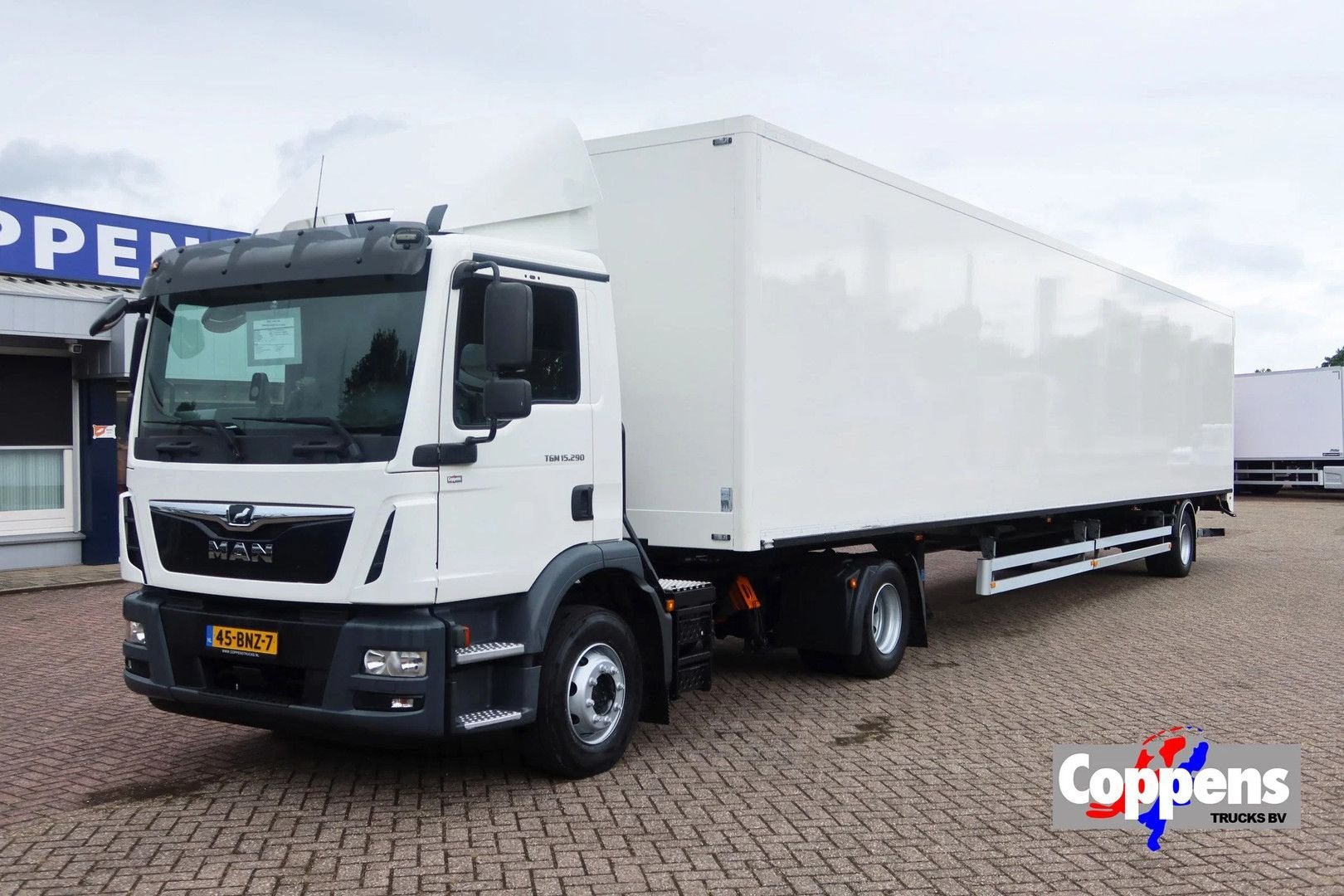 MAN TGM 15.290 Trekker + Heiwo city trailer geisoleerd + kle, Automaat, MAN, Bedrijf, Diesel