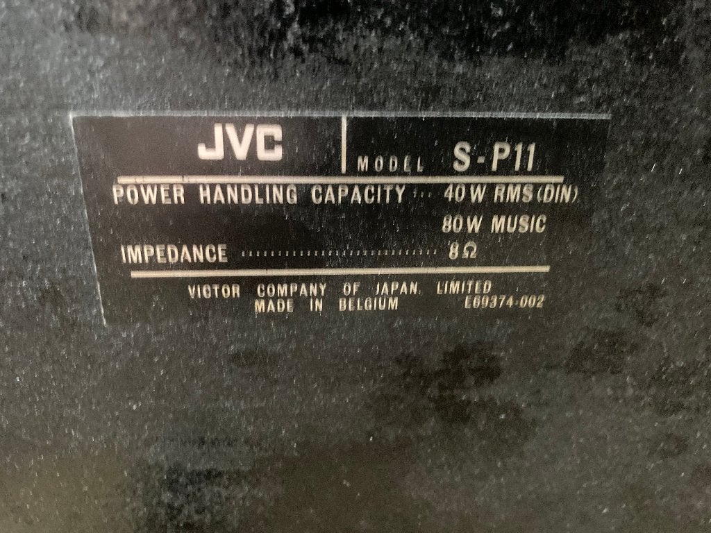 boîtiers de haut-parleurs, JVC, Kit d'enceintes, 60 à 120 watts, Enlèvement