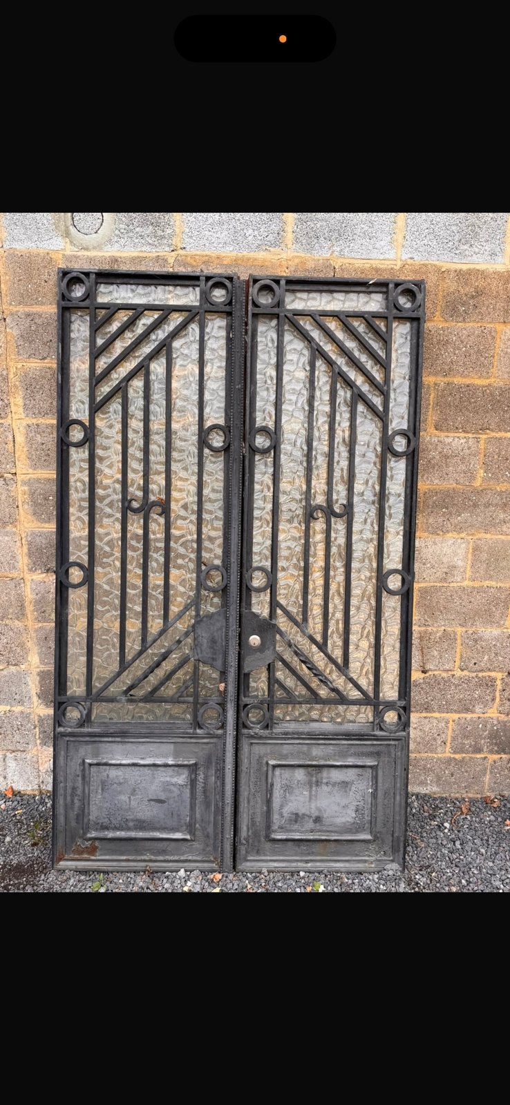 Porte, Bricolage & Construction, 75 à 150 cm, Enlèvement, Utilisé, Vitre comprise