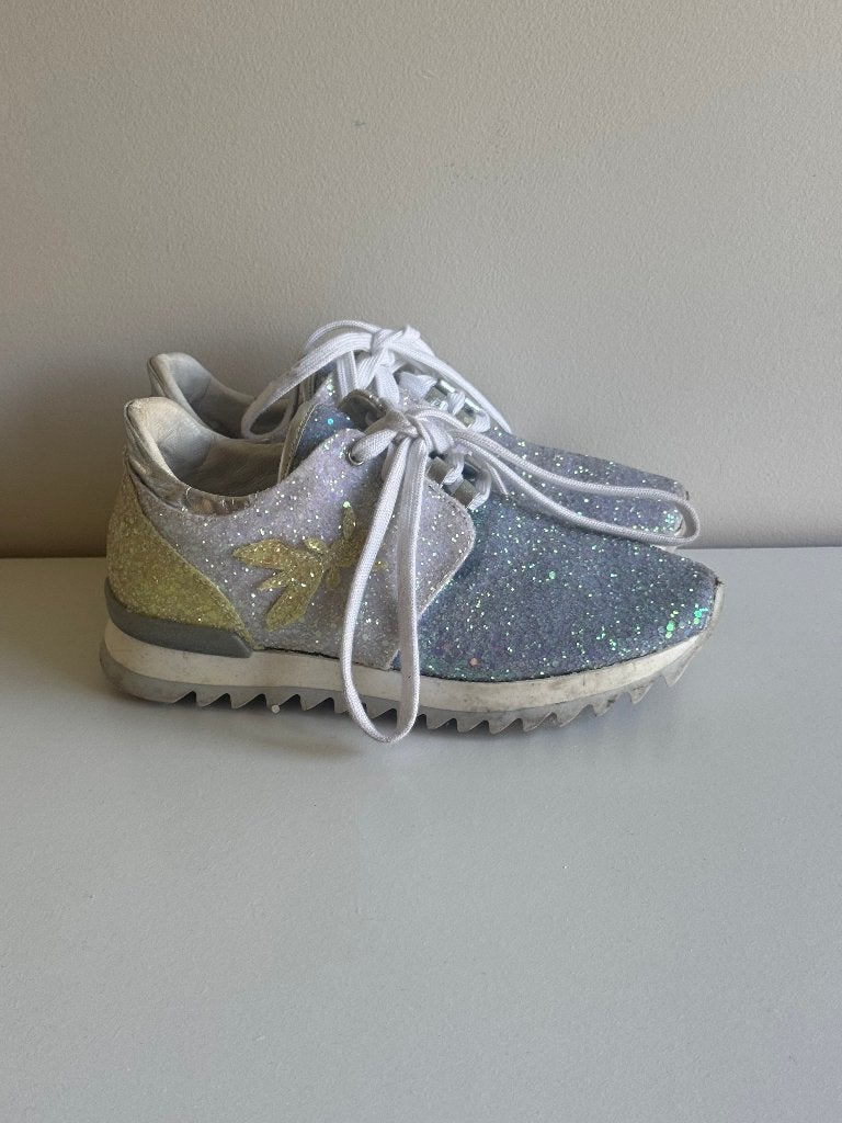Baskets fille Patrizia Pepe paillettes pointure 36, Patrizia Pepe, Enlèvement ou Envoi, Utilisé, Chaussures de sport