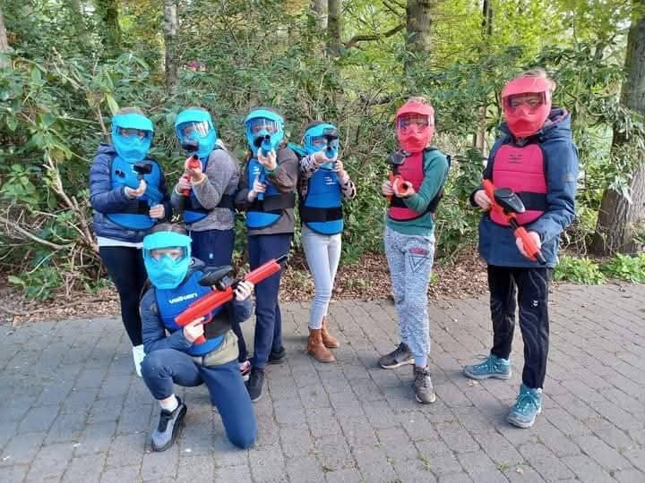 Soft paintball set, Ophalen