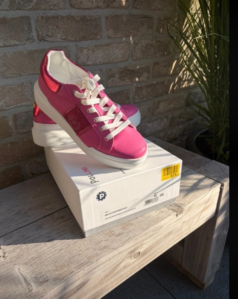 Pollini sneakers fuchsia  maat 40, Neuf, Enlèvement ou Envoi, Rose, Sneakers et Baskets
