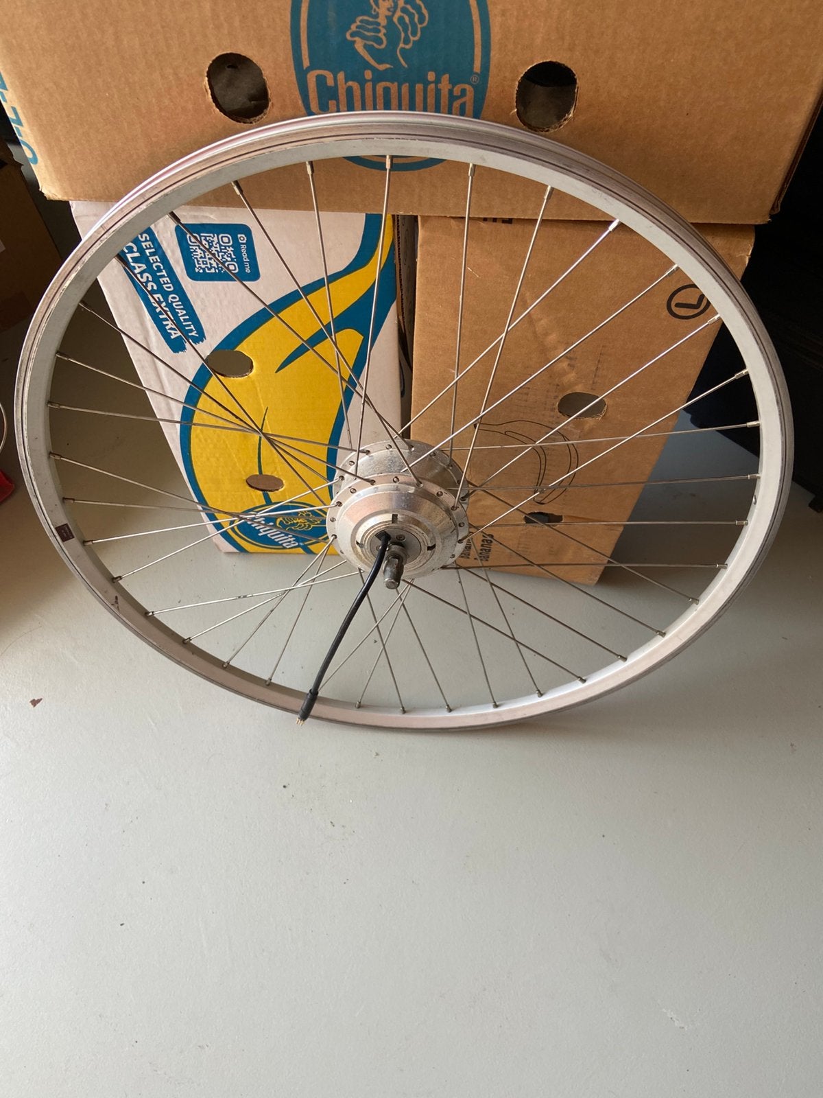 elektrische Fietswiel  28 inch 36 volt, Gebruikt, Aluminium, Ophalen, Elektrische fiets