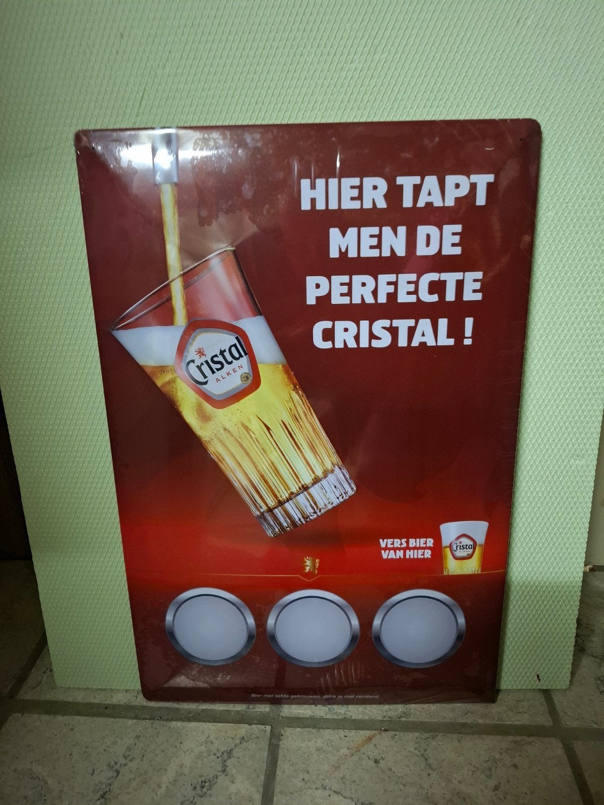 Cristal Alken bord, Ophalen of Verzenden