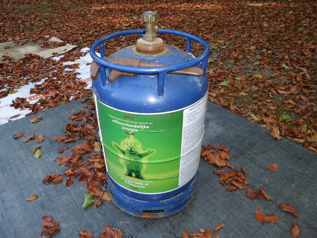 Gasfles butaangas vol, Ophalen, Zo goed als nieuw