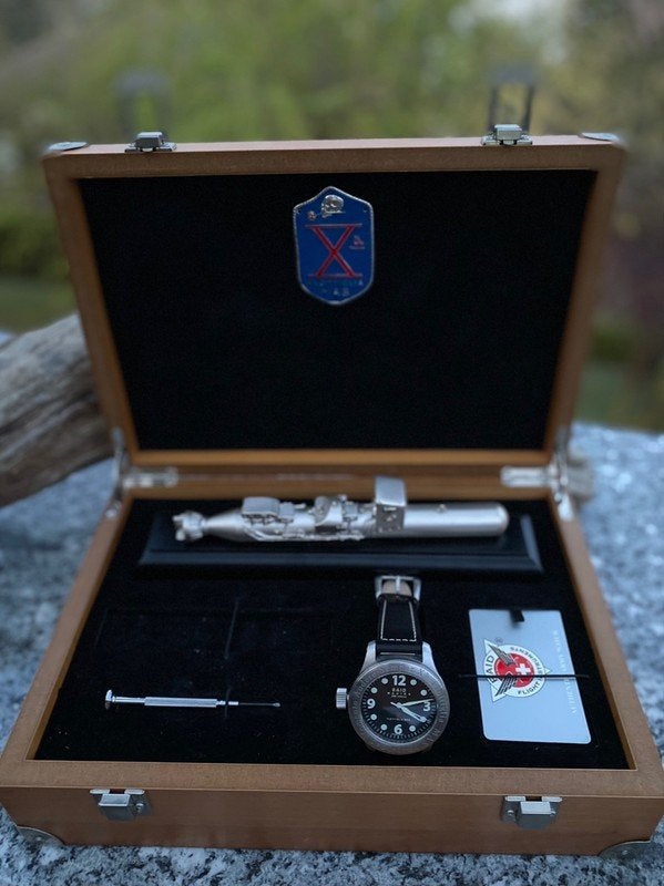 Raid Marina Xª Flottiglia MAS – Édition Limitée – État neuf, Montre-bracelet, Breitling, Cuir, Enlèvement