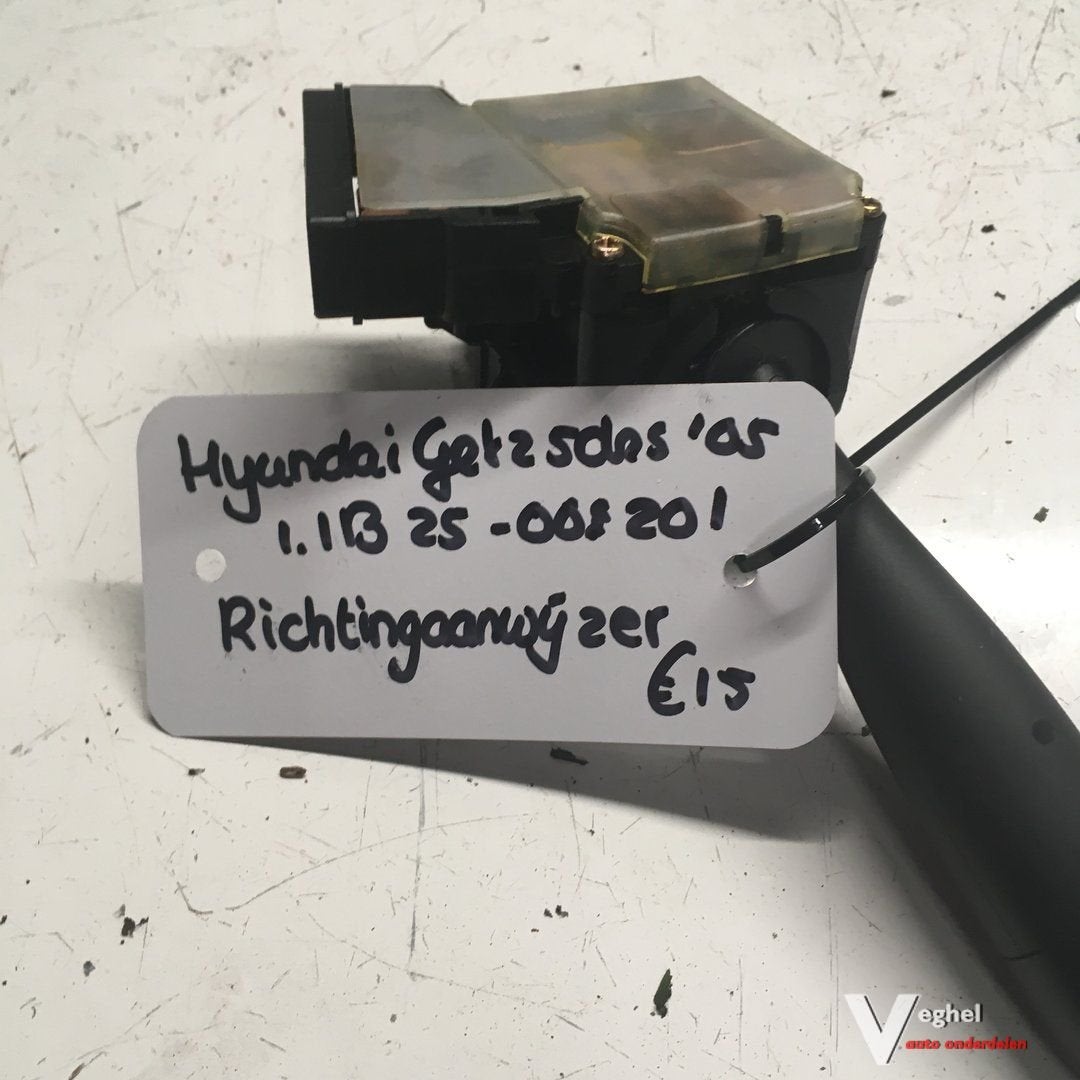 Hyundai Getz 5drs 1.1B 2005 2500201  Richtingaanwijzerschake, Gebruikt, -, -, Ophalen of Verzenden