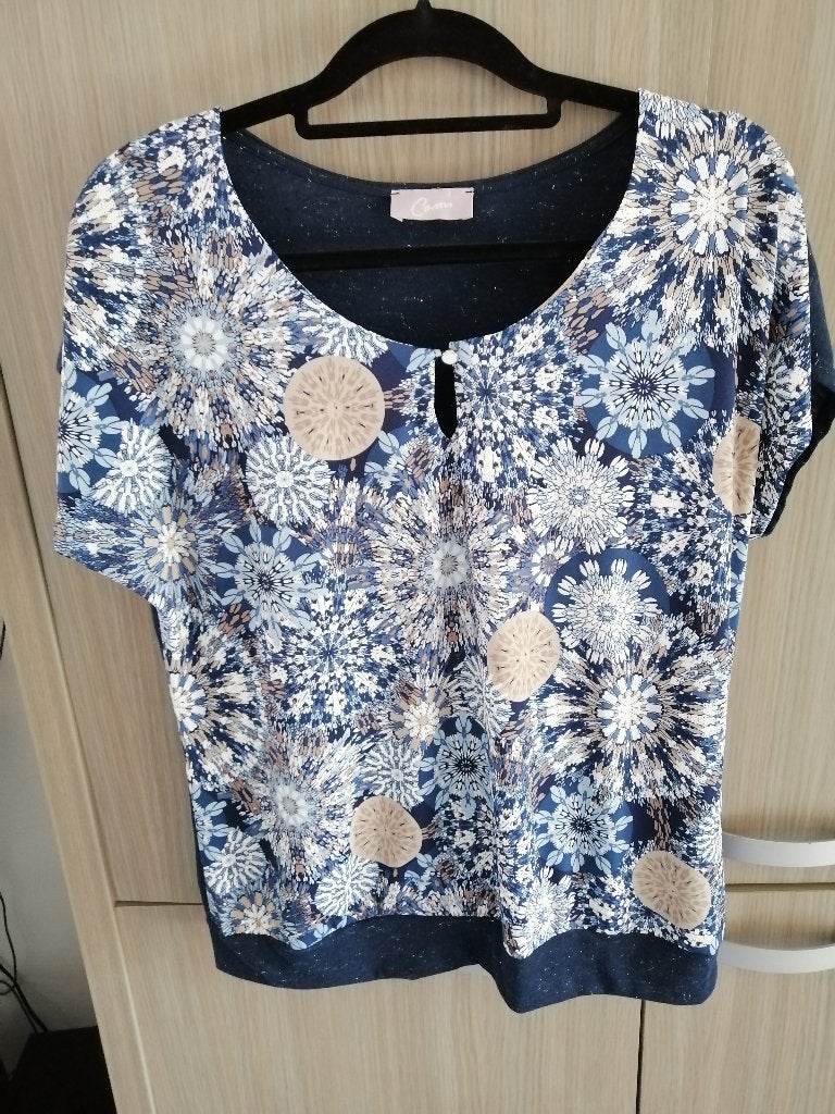 zeer mooi bloesje CASSIS mt 44, Cassis, Enlèvement ou Envoi, Comme neuf, Taille 42/44 (L)