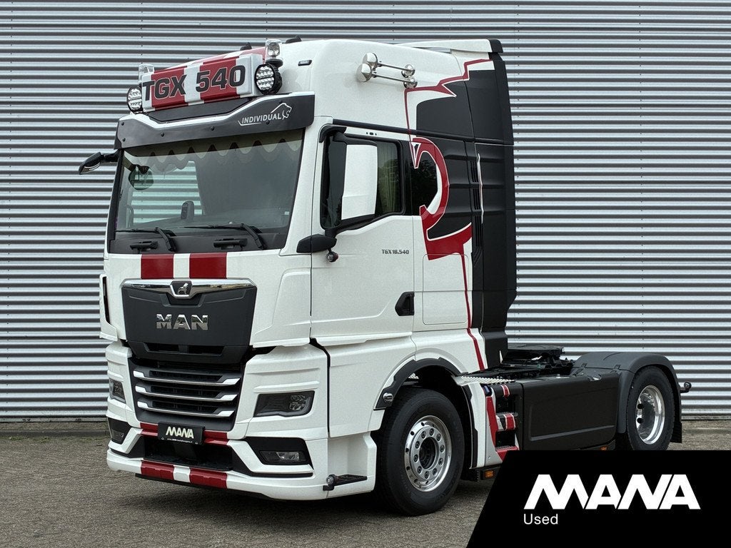 MAN TGX GX 18.540 4x2 LL Alcoas Alcantara/Leder Retarder 2xT, Auto's, Automaat, Achterwielaandrijving, Beige, 397 kW