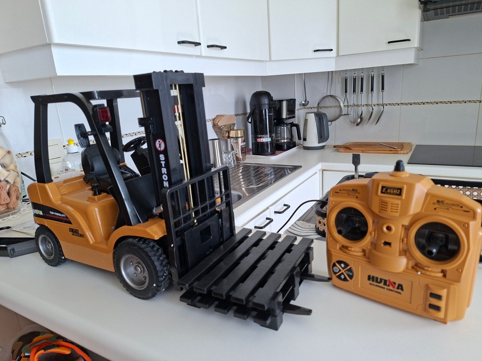 Rc heftruck, Hobby en Vrije tijd, Ophalen