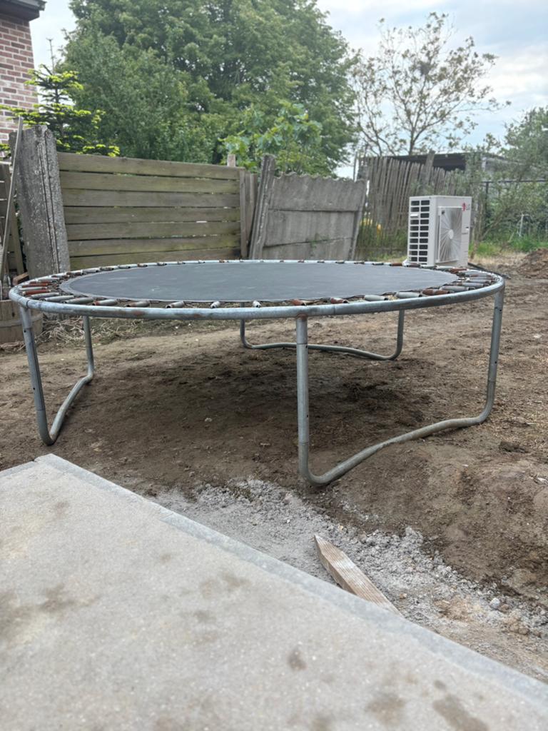 Trampoline, Kinderen en Baby's, Speelgoed | Buiten | Trampolines, Ophalen, Zo goed als nieuw