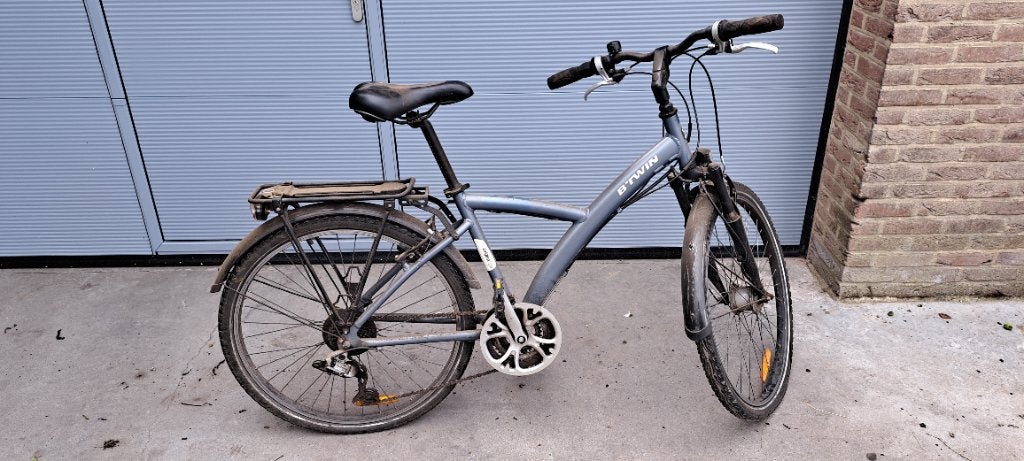 Kinderfiets, Fietsen en Brommers, Fietsen | Kinderfietsjes, Ophalen, Gebruikt, 20 inch of meer, B-Twin
