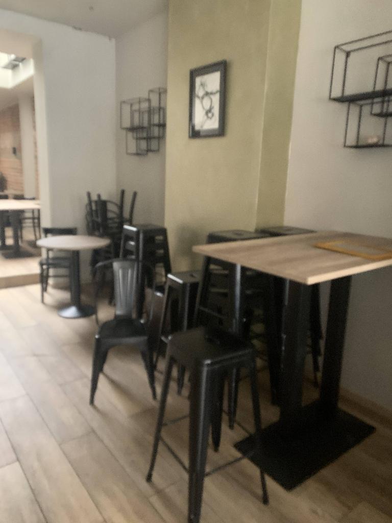 Lot 7 chaises metal noir horeca, Articles professionnels, Enlèvement, Neuf, sans emballage, Mobilier