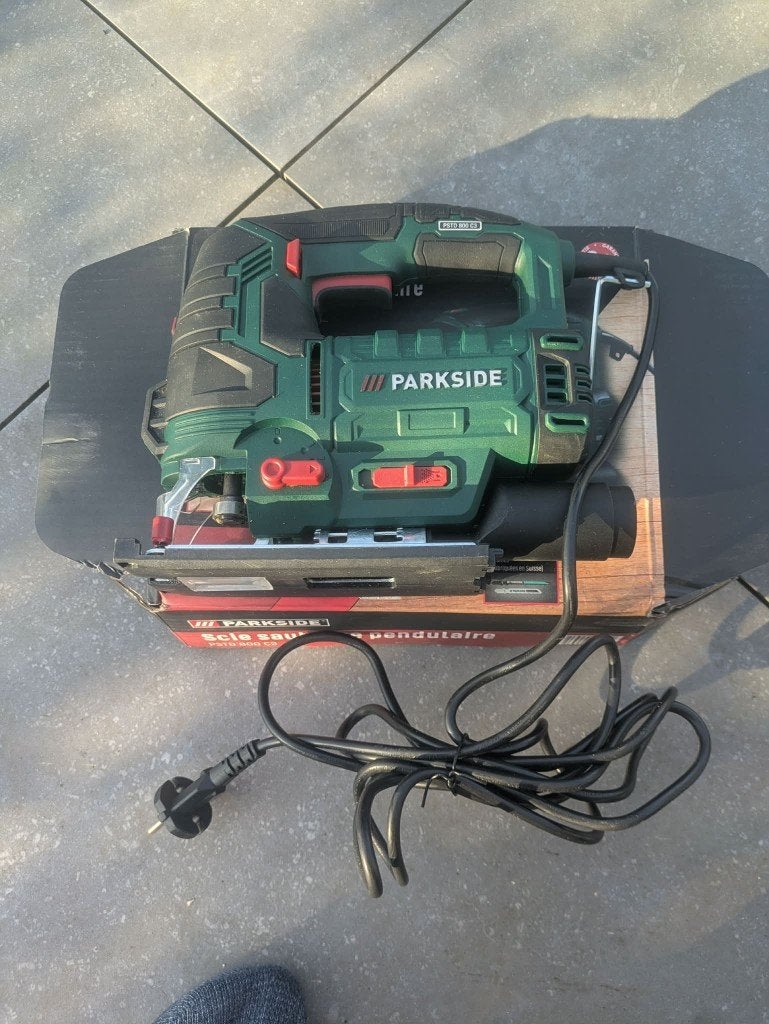 Parkside Decoupeerzaag parkside PSTD 800 C3, 600 à 1200 watts, Enlèvement ou Envoi, 30 à 70 mm, Parkside