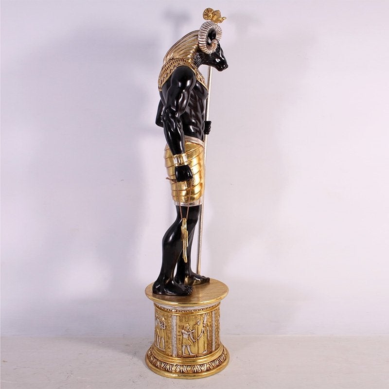Egyptian Khnum beeld with Base – Egypte Hoogte 235 cm, Ophalen, Nieuw