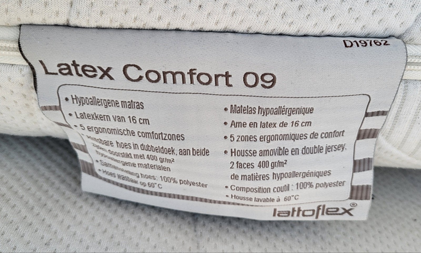 Matelas Latoflex usagés, Enlèvement