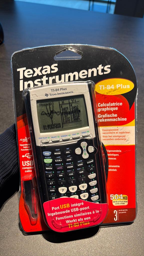 Texas Instruments TI-84 Plus, Ophalen of Verzenden, Zo goed als nieuw