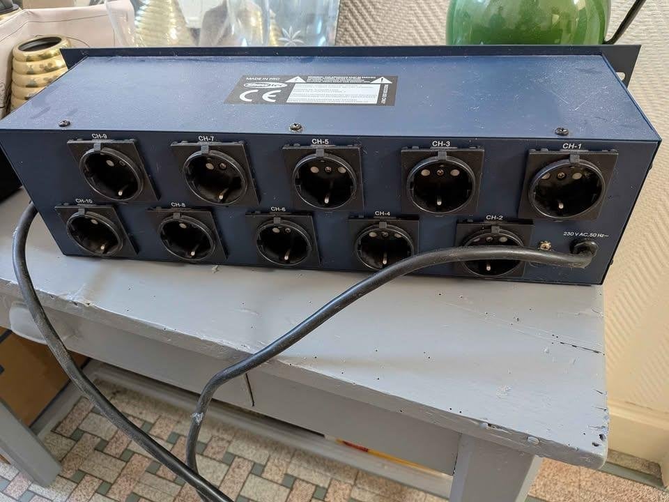 Showtec DJ-Switch 10-Flash schakelpaneel, Enlèvement ou Envoi, Utilisé